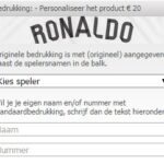 voetbalshirt bedrukken