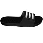 adidas adissage slippers zwart wit