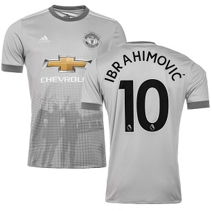genade Haalbaar Geslagen vrachtwagen Ibrahimovic Shirt Manchester United Grijs 2017-2018 | Zlatan