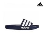 adidas slippers donkerblauw wit