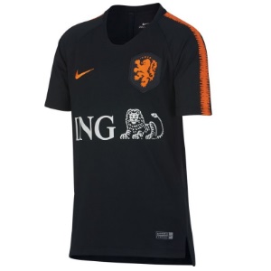 nederland trainingsshirt zwart 2018-2019