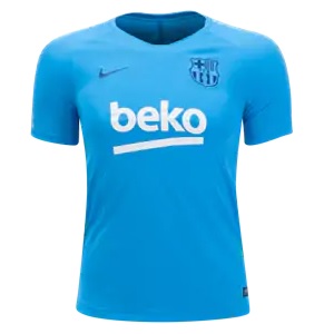 barcelona trainingsshirt blauw 2019-2020