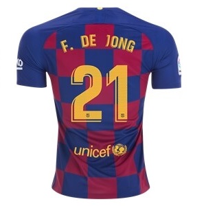 fc barcelona frenkie de jong shirt 2019-2020