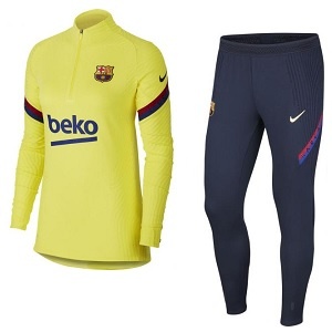 Duizeligheid Farmacologie twee Nike Barcelona Trainingspak Geel Blauw 2020 kopen? | Voetbalshirtsdirect