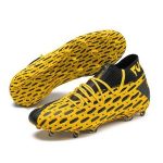 puma future 5 geel zwarte netfit voetbalschoenen