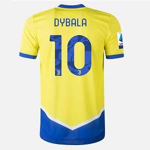 dybala europees shirt geel juventus 2021-22