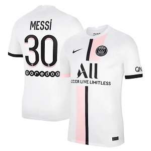 stropdas Afwezigheid Anemoon vis Messi Paris Saint-Germain Uitshirt Wit 2021-2022 kopen? | PSG Shirts