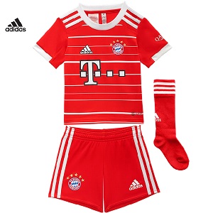 Geleend handel Gluren adidas FC Bayern Munchen Rood Tenue Kids 2022-23 | Voetbalshirtsdirect