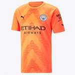 puma manchester city oranje keepersshirt 2022-23
