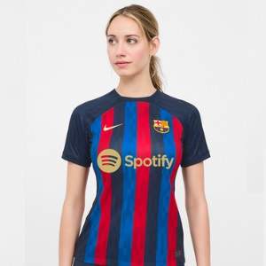 Literaire kunsten Soms soms Blaast op Nike Barcelona Thuisshirt Spotify Dames 2022-23 kopen? | Voetbalshirts