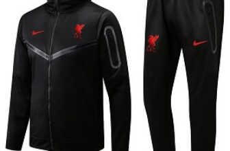 nike liverpool trainingspak zwart 2022-2023