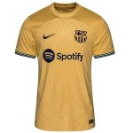 nike barcelona geel shirt uit kids 2022-23