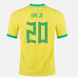 brazilie vinicius jr thuisshirt 2022-2023