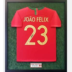 gesigneerd joao felix portugal voetbalshirt