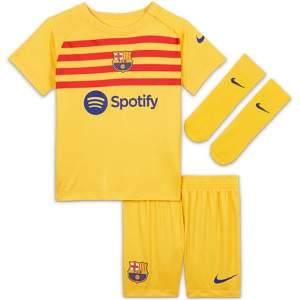 nike barcelona minikit tenue geel 2023-24