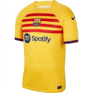 nike barcelona shirt kids geel 2023-2024