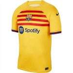 nike barcelona voetbalshirt geel 2023-2024