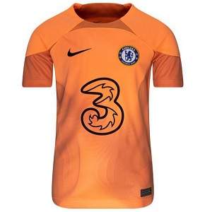 nike chelsea keepersshirt oranje 2022-2023