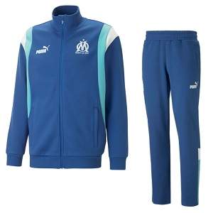 puma olympique marseille ftblarchive blauw trainingspak 2023-24