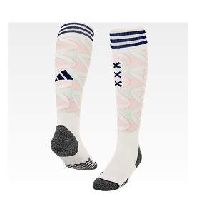 adidas ajax sokken uit wit 2023-2024
