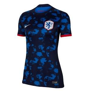 nike nederland wwc shirt uit blauw 2023-2025