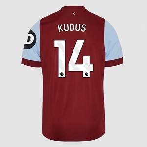 kudus west ham united shirt thuis 2023-24