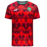 puma marokko trainingsshirt rood africa cup 2023