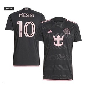 messi inter miami voetbalshirt kids zwart messi inter miami voetbalshirt kids zwart