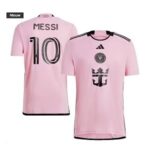 messi inter miami voetbalshirt thuis roze