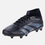 adidas predator 24 hoge voetbalschoenen zwart met veters