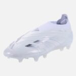 adidas predator 24 zilver veterloze voetbalschoenen