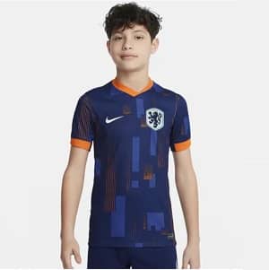 nike nederlands elftal shirt uit blauw 2024-2025