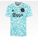 adidas Ajax Prematch Shirt Blauw Wit 2023-2024