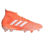 adidas Predator 19 Dames Wit Oranje Voetbalschoenen