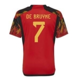 Belgie Kevin de Bruyne WK Thuisshirt 2022-2023