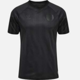 Hummel Denemarken Zwart WK Voetbalshirt 2022-23