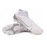 Nike Nuovo White Voetbalschoenen Wit Grijs