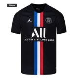 Paris Saint Germain Zwart Thuisshirt Jordan 2020-21